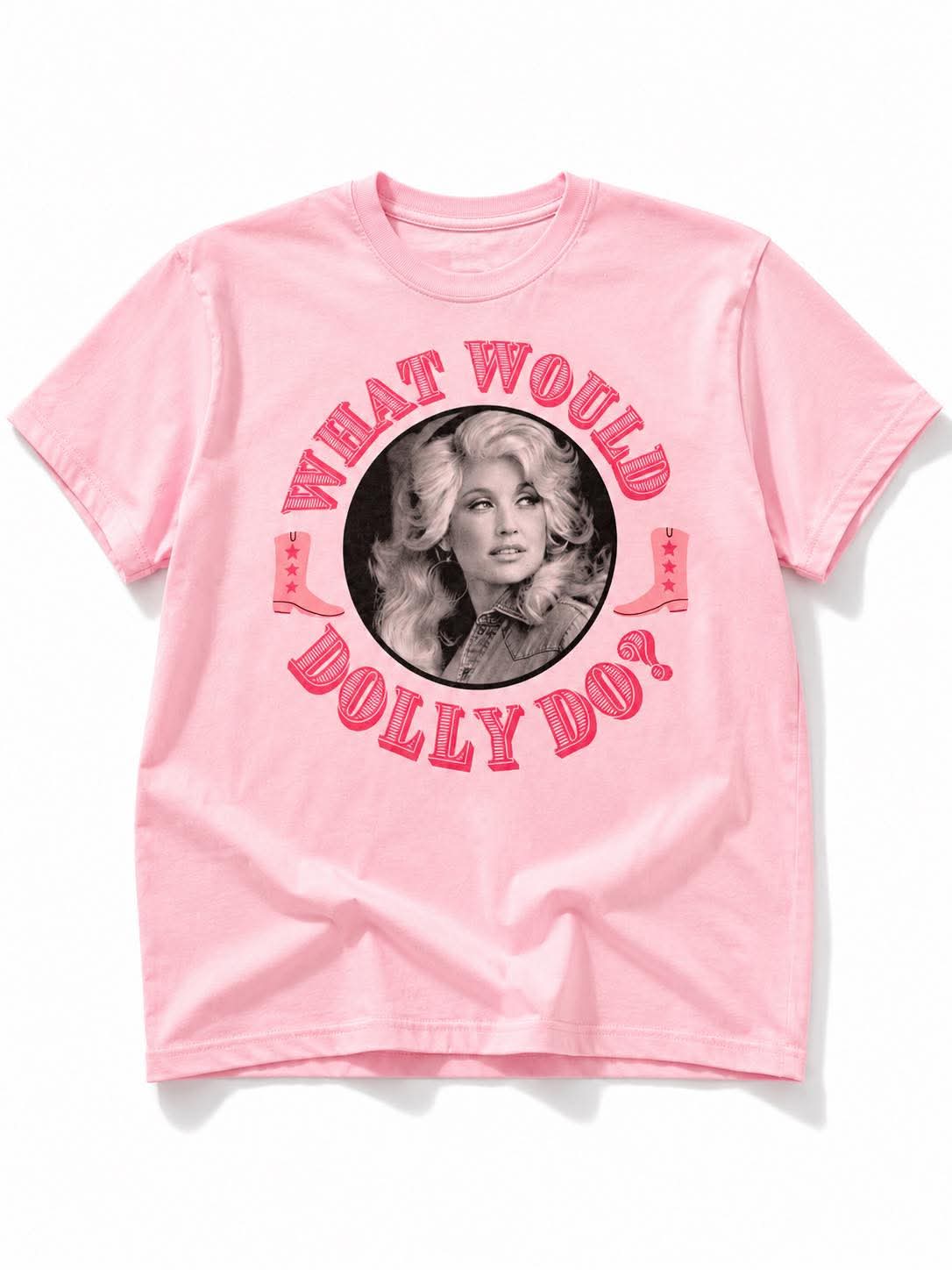 Plus/Reg Short Sleeve What Would Dolly Do? Graphic Tee