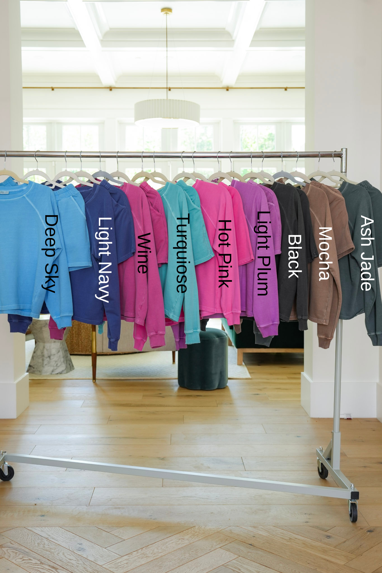 Door Buster! Zenana French Terry Pigment Dye And Enzyme Wash Pullover And Short Set