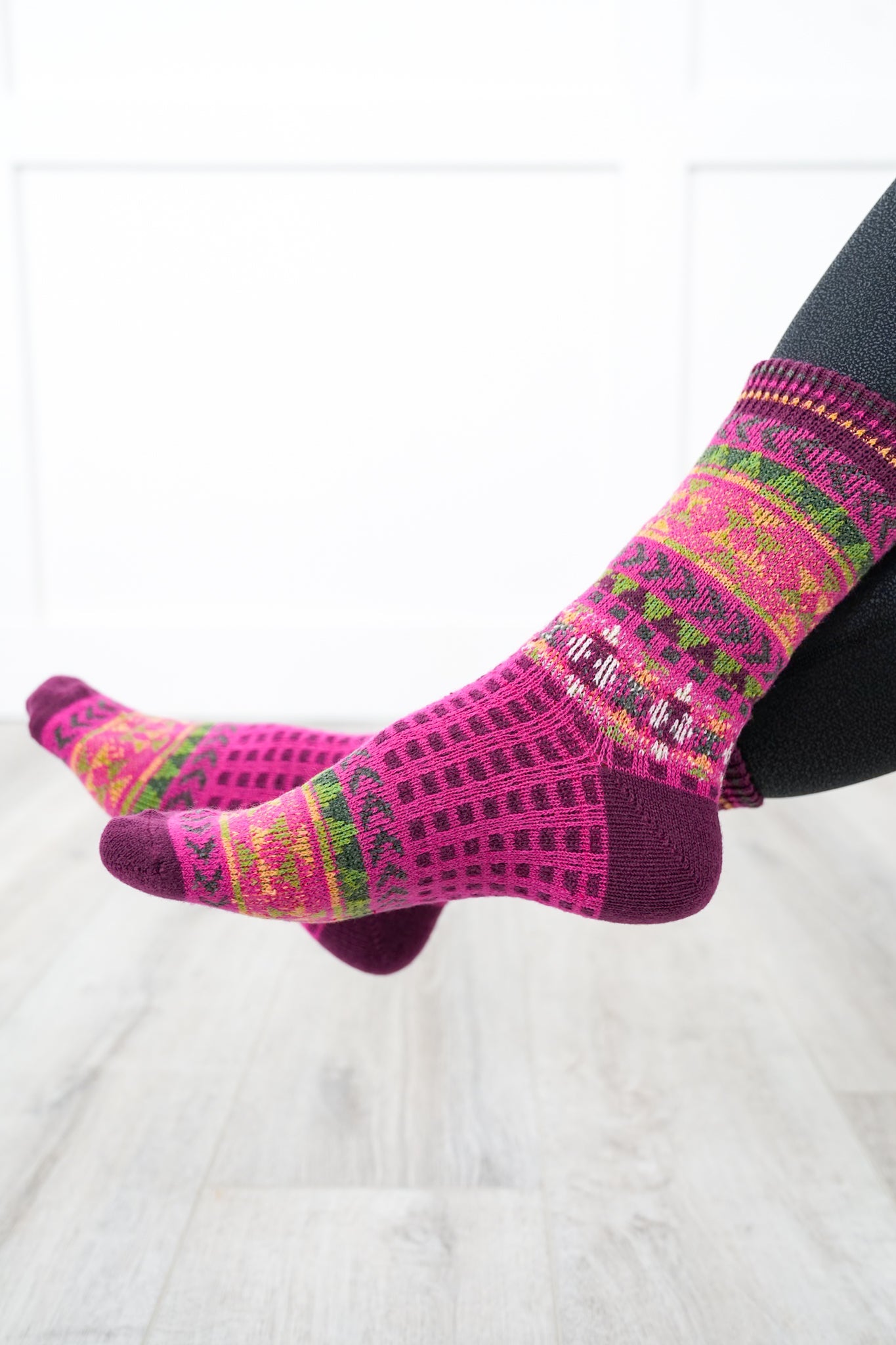 Restock! Geometric Graphic Crew Socks