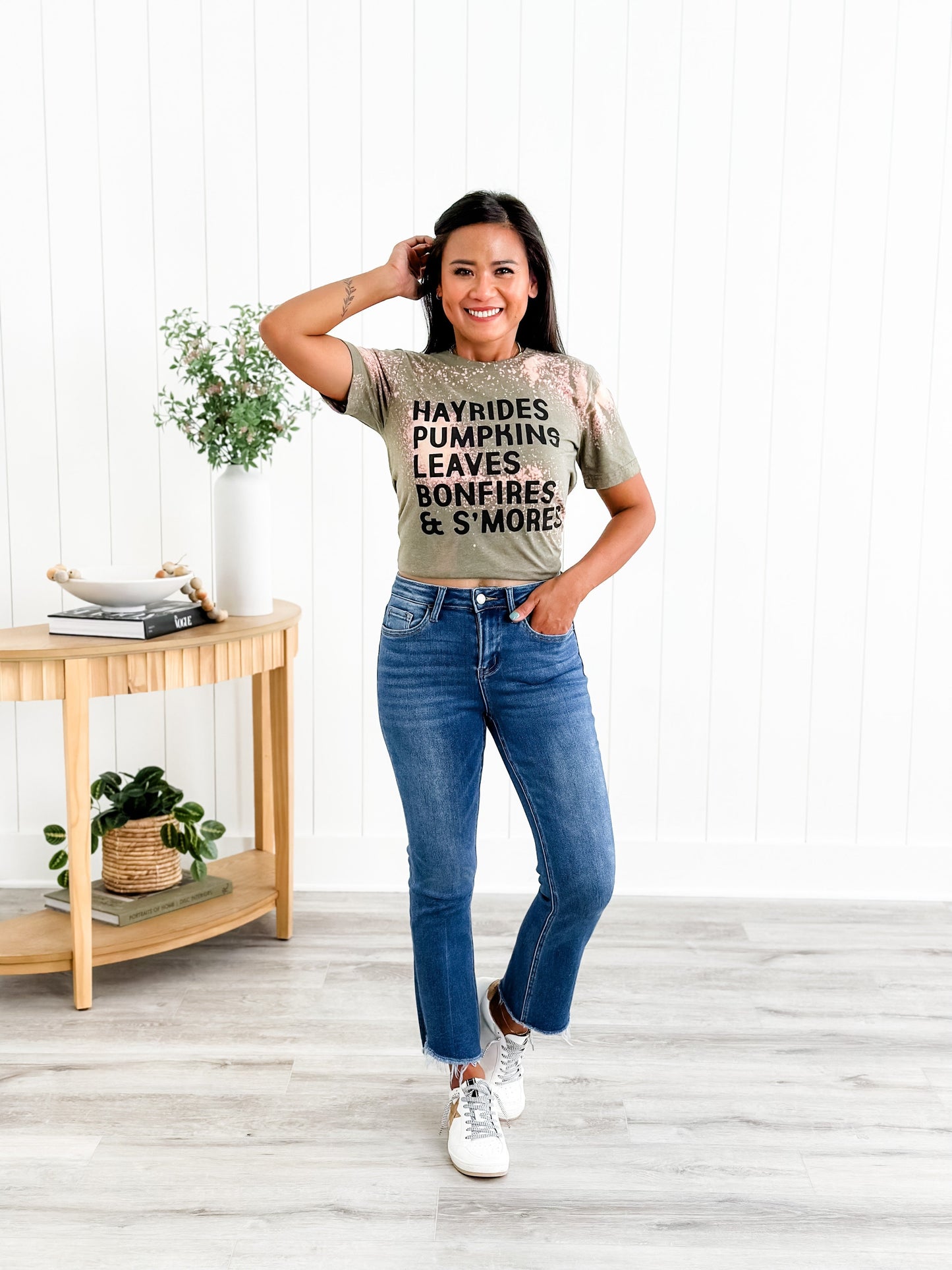 Vervet Weekend Living High Rise Medium Wash Non Distressed Kick Flare