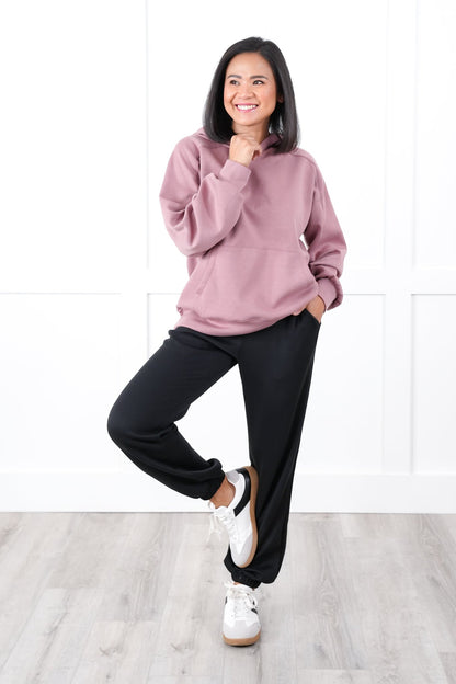 Door Buster! Plus/Reg Long Sleeve Pullover Hoodie with Kangaroo Pocket