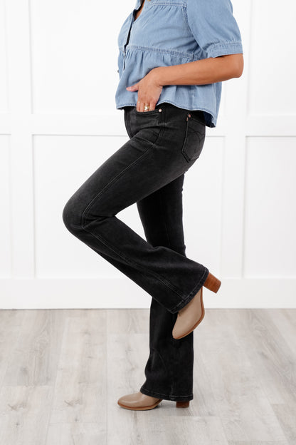 Judy Blue High Rise Black Tummy Control Multiple Inseam Bootcut Jeans