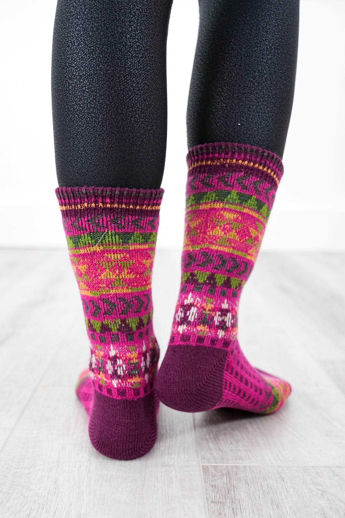 Restock! Geometric Graphic Crew Socks
