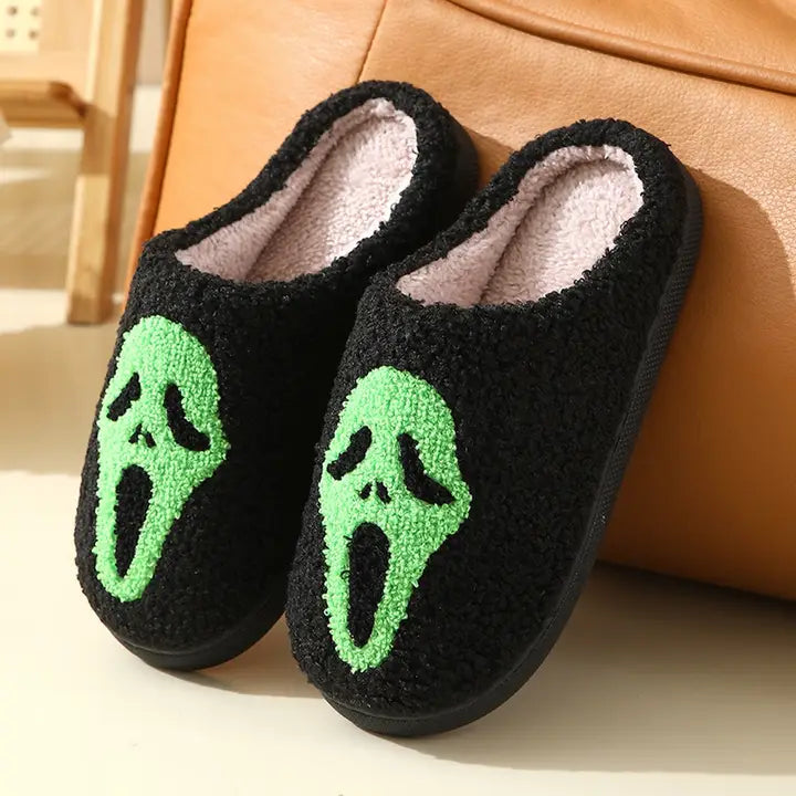 Soft Plush Comfy Halloween Slippers