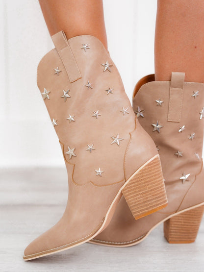 Star Studded Western Boots