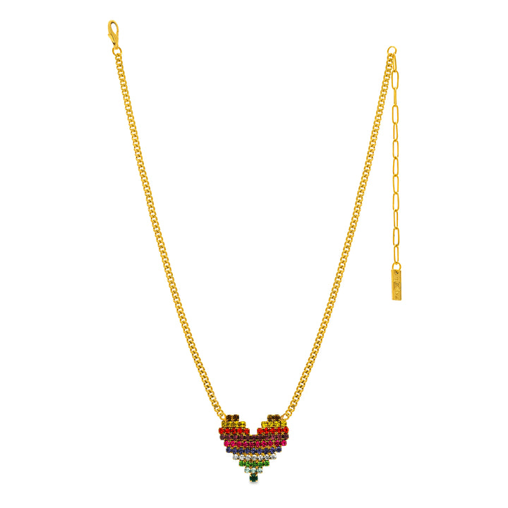 TOVA Candy Heart Necklace