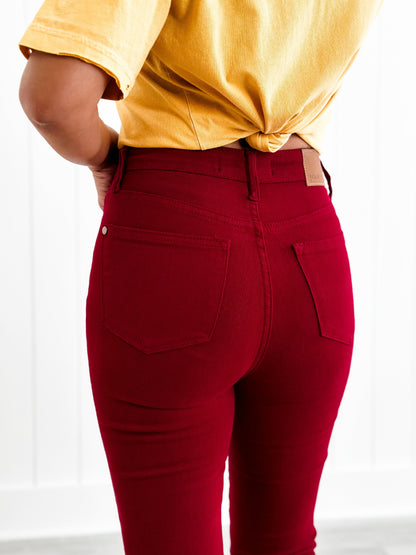 Judy Blue Scarlet Letter High Rise Tummy Control Skinny Jeans