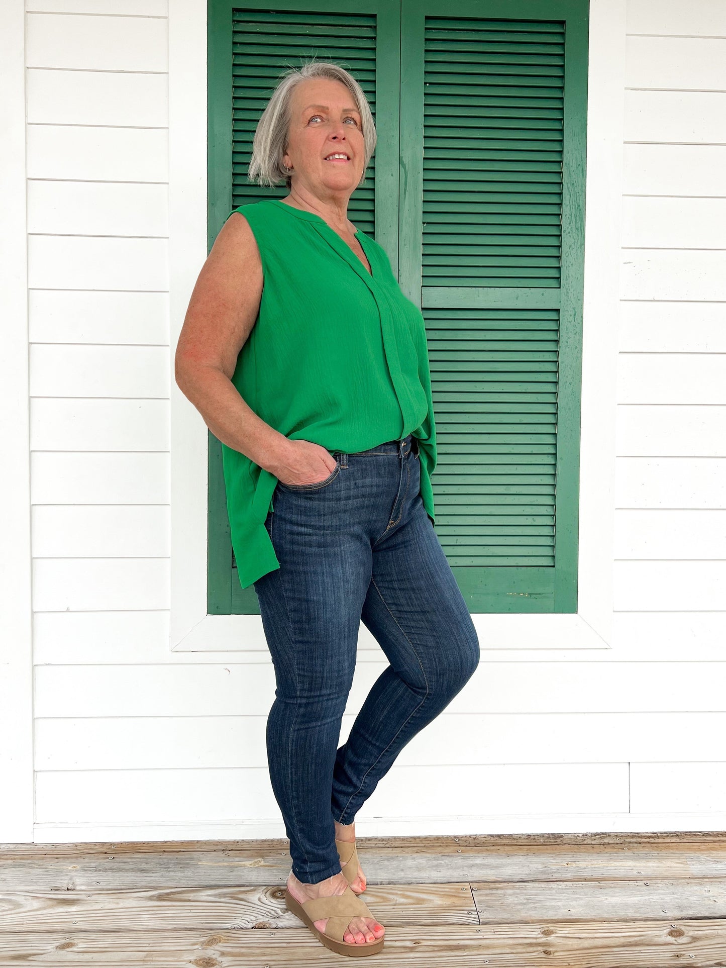 Judy Blue Hey Jude Non-Distressed Skinny Jeans