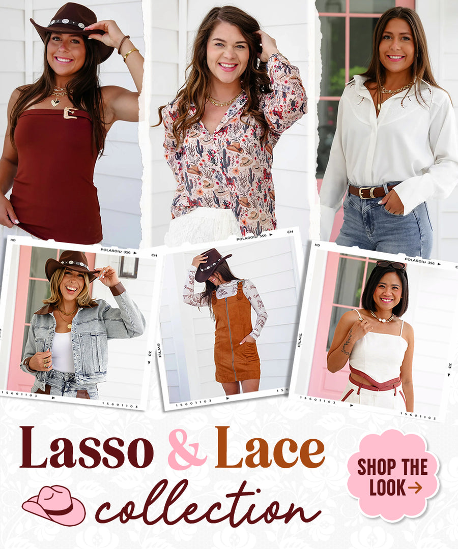 Lace and Lasso collection, chic rodeo style!