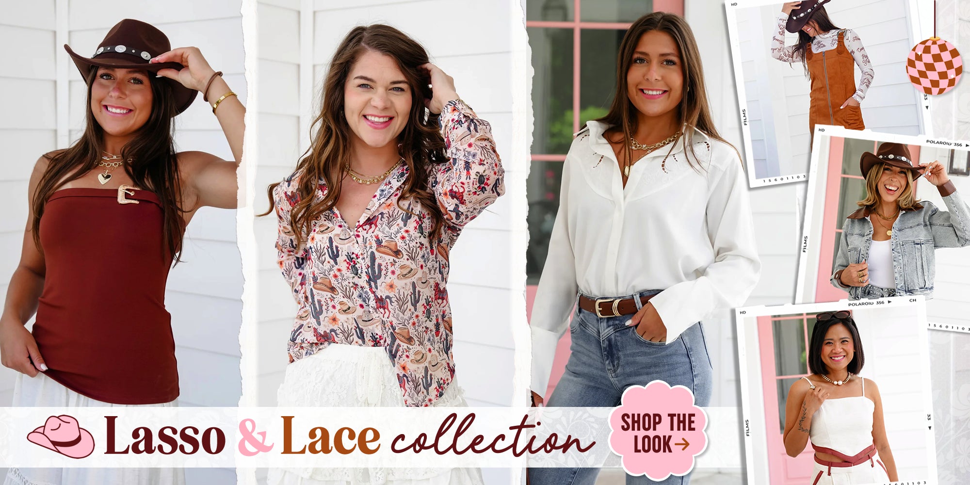 Lace and Lasso collection, chic rodeo style!