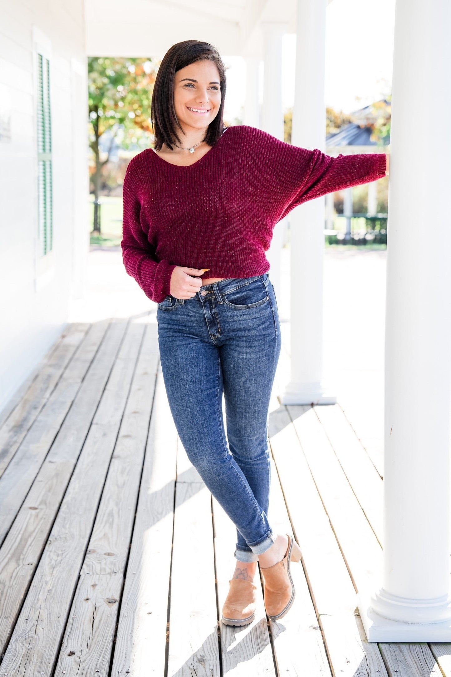 Judy Blue  8 Days A Week  Medium Wash Mid Rise Skinny jeans with Handsanding