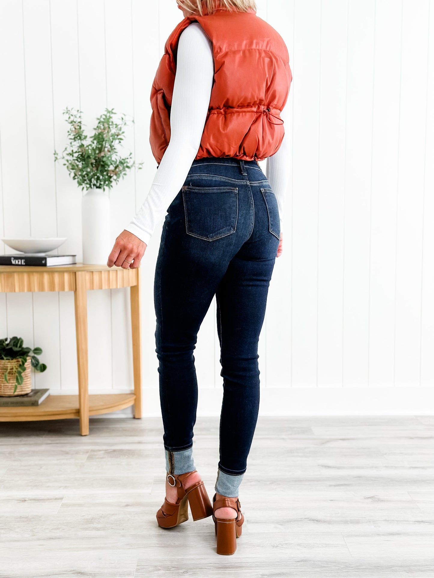Judy Blue Long Tall Sally Non-Distressed Skinny Jeans (34" INSEAM!)