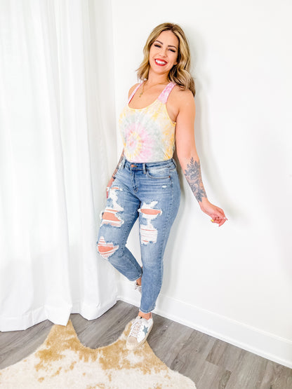 Judy Blue Mommin' Ain't Easy Jeans