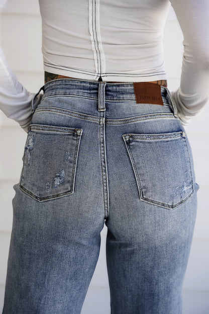 Judy Blue Total Obsession High Rise Straight Leg Jeans