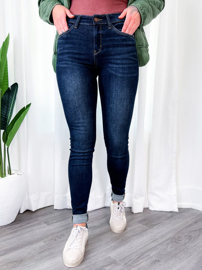 Judy Blue Long Tall Sally Non-Distressed Skinny Jeans (34" INSEAM!)