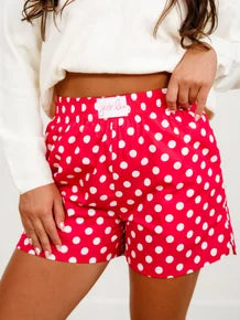 Plus/Reg JESS LEA Polka Dot Boxer Shorts