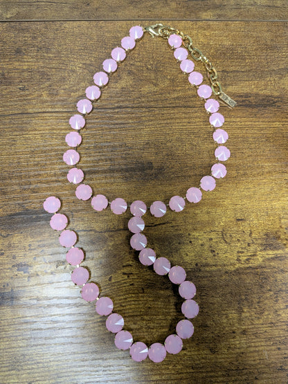 TOVA LA Gold Plated Opal Lariat Necklace