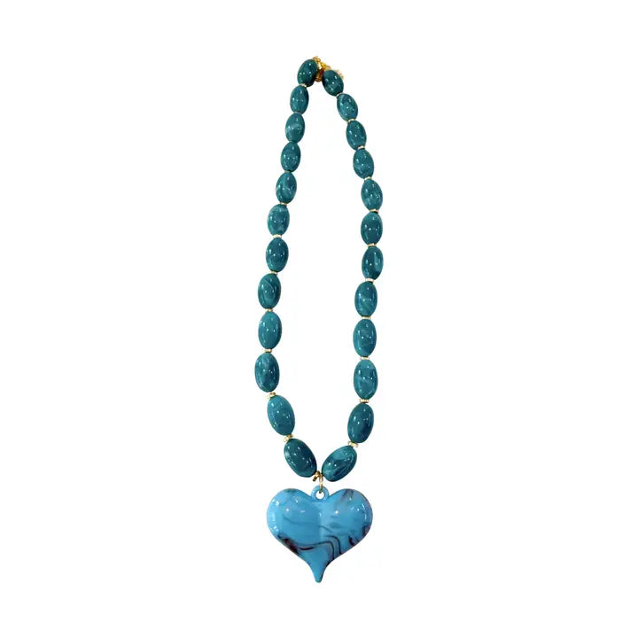 Gemelli Roxie Turquoise Heart Pendant Necklace