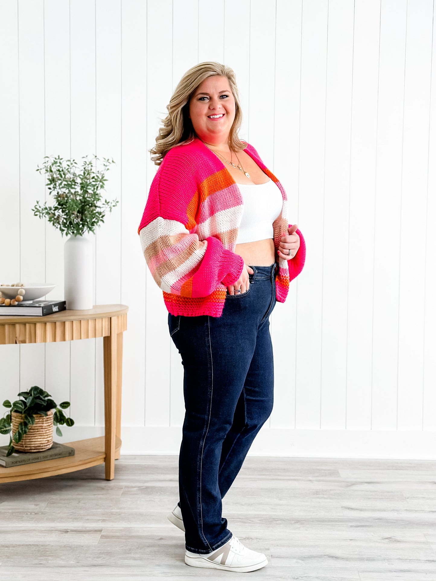 Judy Blue Straight Snatched High Rise Dark Wash Tummy Control Non Distressed Straight Leg Jeans