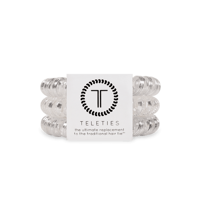 Teleties Silver Slay Hair Ties*Final Sale*