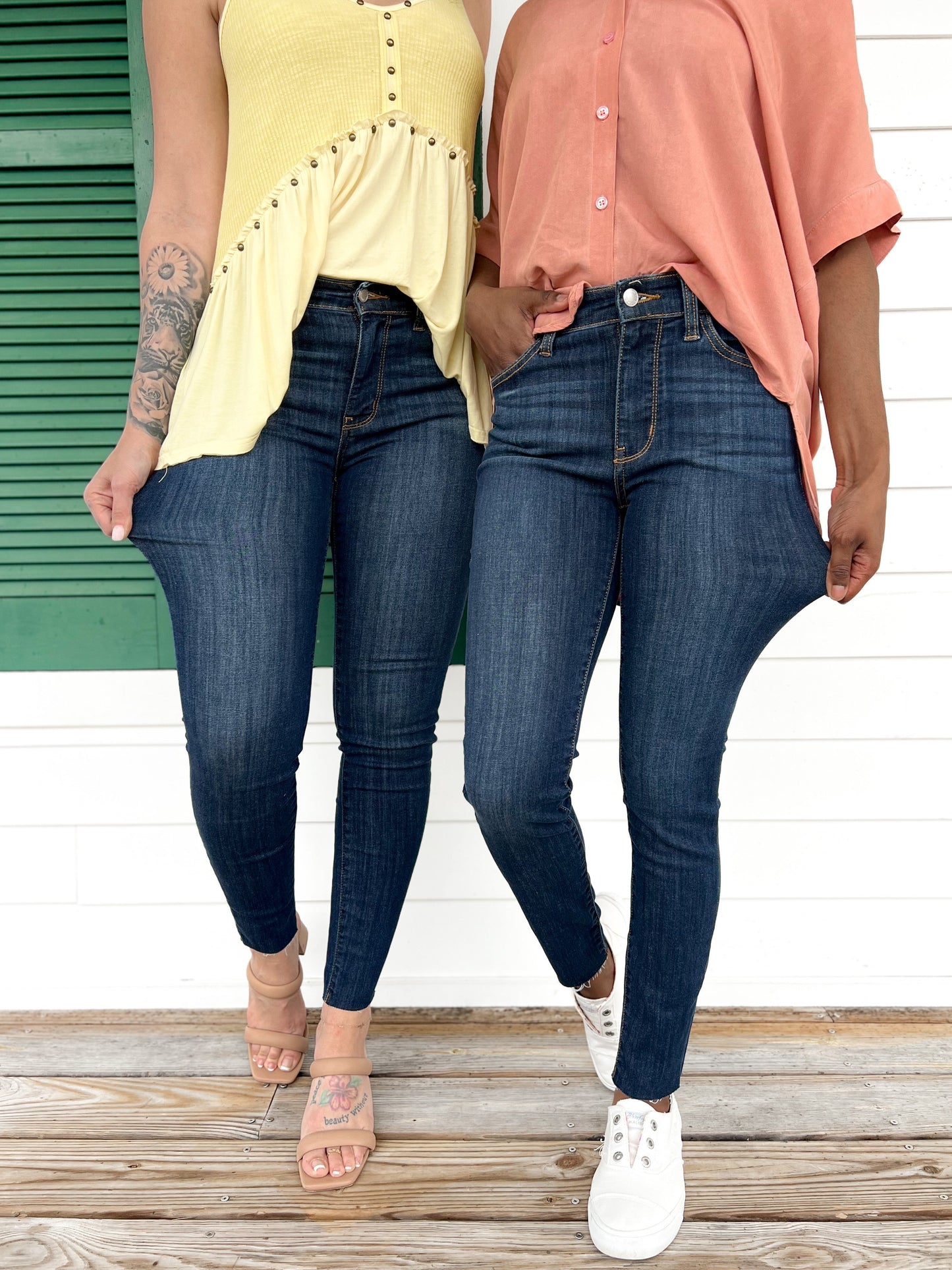 Judy Blue Hey Jude Non-Distressed Skinny Jeans