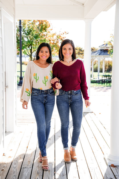 Judy Blue  8 Days A Week  Medium Wash Mid Rise Skinny jeans with Handsanding