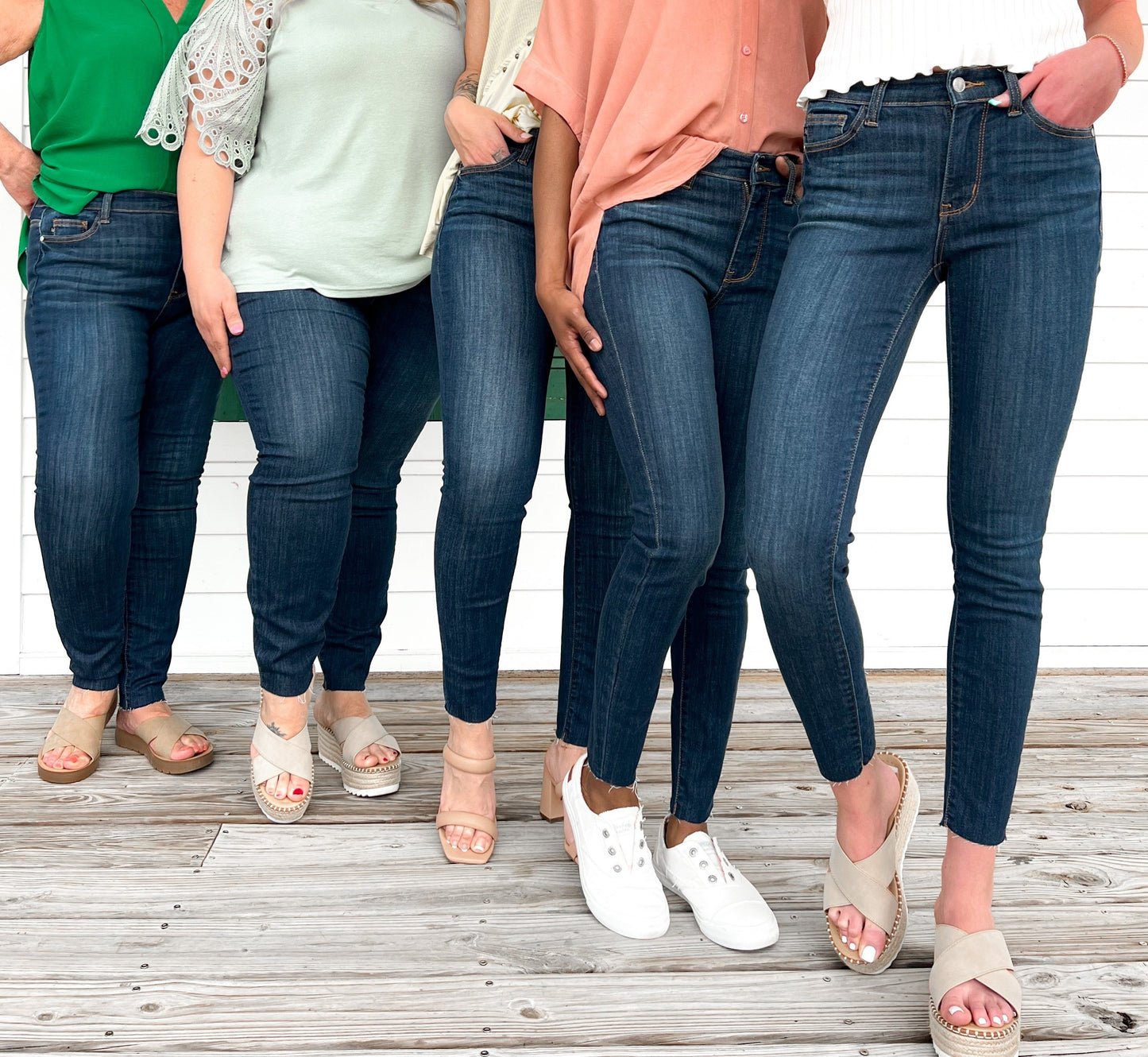 Judy Blue Hey Jude Non-Distressed Skinny Jeans