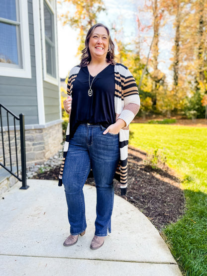 Judy Blue Better in Boots High Waist Slit Hem Slim Bootcut