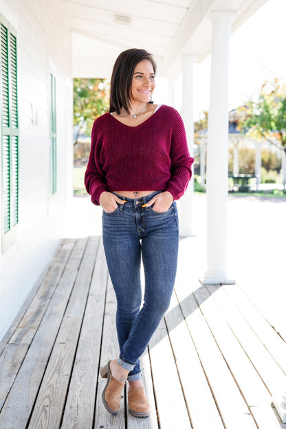 Judy Blue  8 Days A Week  Medium Wash Mid Rise Skinny jeans with Handsanding